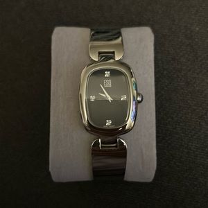 Esq Movado Swiss Made Women's Watch E 5308 4 Diamonds Stainless Steel